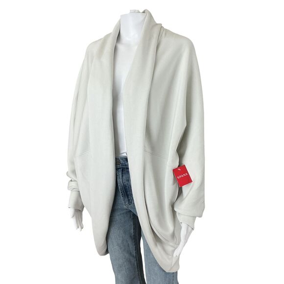 SPANX AirEssentials Cocoon Cardigan in White Cloud Size M/L NEW Athleisure Yoga - Picture 4 of 11
